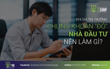 KHI GIÁ THỊ TRƯỜNG CHỨNG KHOÁN “ĐỎ”, NHÀ ĐẦU TƯ NÊN LÀM GÌ? 